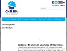Tablet Screenshot of chelseachamber.org